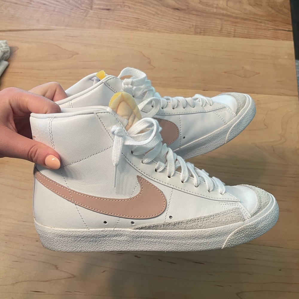 Pink Nike Blazers